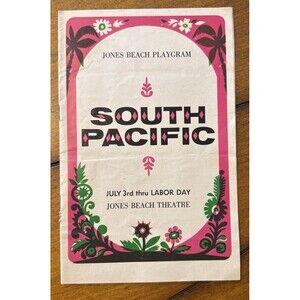 1969 Jones Beach Playgram South Pacific by Guy Lombardo at Jones Beach Theatre